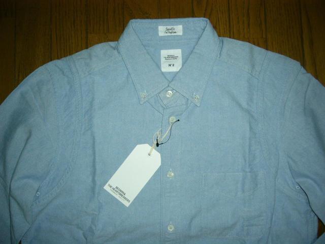 新品 BEDWIN & THE HEARTBREAKERS ベドウィン オックスフォード BDシャツ 2 SAX 長袖 BRIAN < ブランド 新品 BEDWIN & THE HEARTBREAKERS ベドウィン オックスフォード BDシャツ 2 SAX 長袖 BRIAN < ブランドの