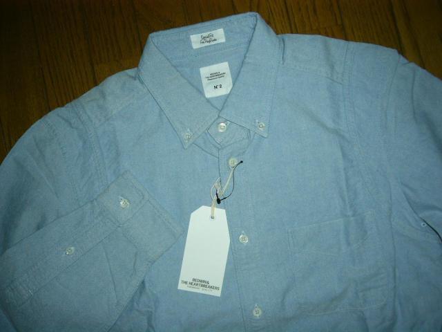 新品 BEDWIN & THE HEARTBREAKERS ベドウィン オックスフォード BDシャツ 2 SAX 長袖 BRIAN < ブランド 新品 BEDWIN & THE HEARTBREAKERS ベドウィン オックスフォード BDシャツ 2 SAX 長袖 BRIAN < ブランドの