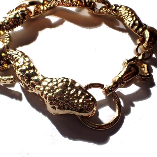 金色 蛇 ヘビ へび スネーク ブレスレット ゴールド色 アクセサリー メンズ < 男性アクセサリー/時計 金色 蛇 ヘビ へび スネーク ブレスレット ゴールド色 アクセサリー メンズ < 男性アクセサリー/時計の
