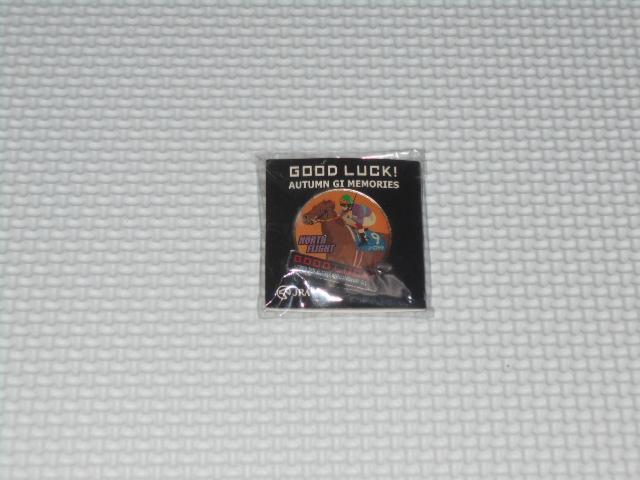 JRA ピンバッジ GOOD LUCK ノースフライト 1994 < ホビー  JRA ピンバッジ GOOD LUCK ノースフライト 1994  < ホビーの