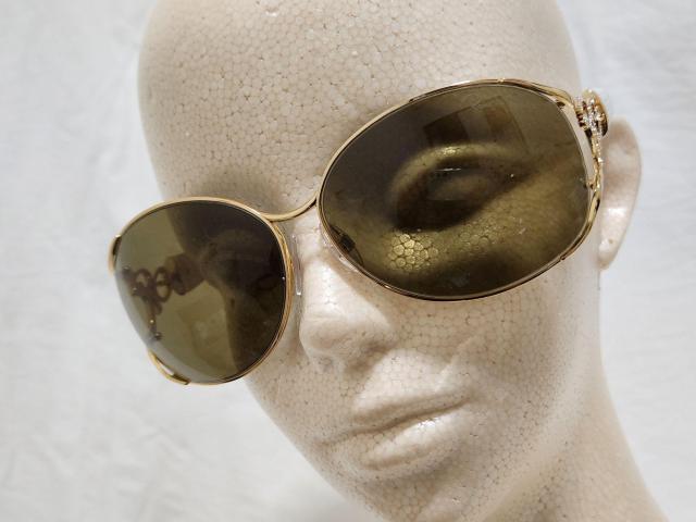 正規 新古 レア ロベルトカヴァリ RCロゴ メタルコンビサングラス 金茶 白 アイコンL ビジュー装飾 ラグジュアリーアイウェア < ブランド  正規 新古 レア ロベルトカヴァリ RCロゴ メタルコンビサングラス 金茶 白 アイコンL ビジュー装飾 ラグジュアリーアイウェア < ブランドの