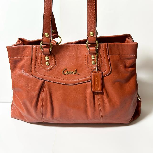 COACH コーチ レザー ショルダーバッグ アシュレイ キャリーオール < ブランド  COACH コーチ レザー ショルダーバッグ アシュレイ キャリーオール < ブランドの
