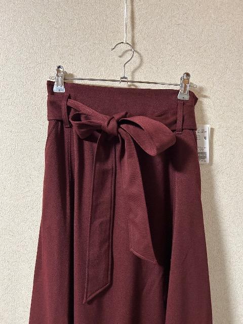 1.7万新品タグ付きIENA★ウールチノリボンフレアスカート < ブランド 1.7万新品タグ付きIENA★ウールチノリボンフレアスカート < ブランドの