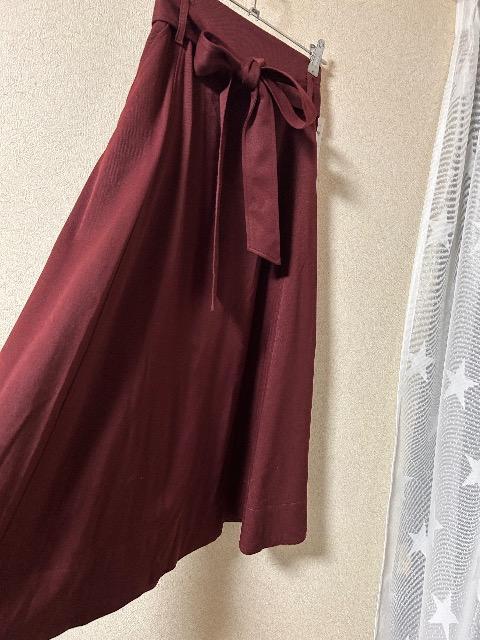 1.7万新品タグ付きIENA★ウールチノリボンフレアスカート < ブランド 1.7万新品タグ付きIENA★ウールチノリボンフレアスカート < ブランドの