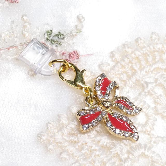 ハンドメイド☆コネクターキャップ☆type-C専用☆リボン < 女性ファッション ハンドメイド☆コネクターキャップ☆type-C専用☆リボン < 女性ファッションの