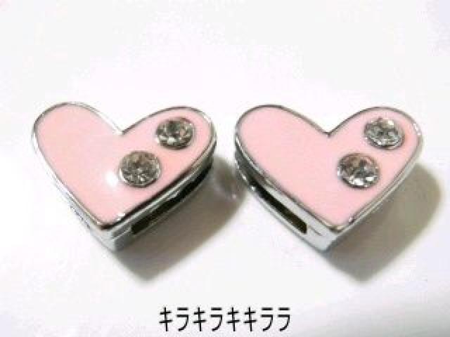 《New》金属チャーム★ラインストーン付*ハート型パーツ【2個セット】 < ペット/手芸/園芸  《New》金属チャーム★ラインストーン付*ハート型パーツ【2個セット】  < ペット/手芸/園芸の