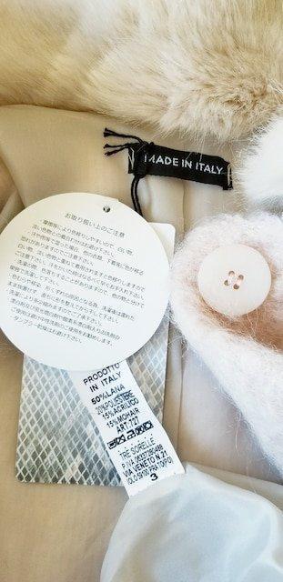 ★イタリア製MADE IN ITALY☆お洒落ピンクベージュ大人可愛い♪圧縮ウール軽量モヘア♪ふわふわファージャケットコート < 女性ファッション  ★イタリア製MADE IN ITALY☆お洒落ピンクベージュ大人可愛い♪圧縮ウール軽量モヘア♪ふわふわファージャケットコート < 女性ファッションの