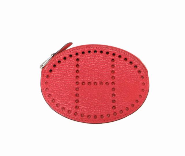 HERMES エルメス エヴリン コインケース 小銭入れ ローズ系<USED>【送料無料】 < ブランド  HERMES エルメス エヴリン コインケース 小銭入れ ローズ系<USED>【送料無料】  < ブランドの