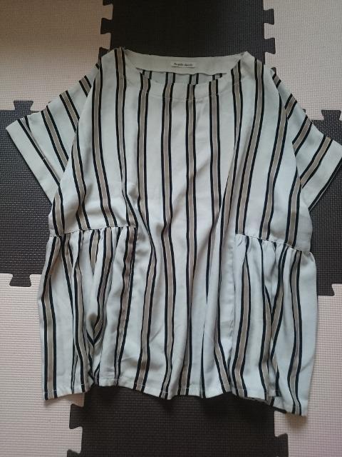 Double dazzle ダブルダージル☆ストライプ柄ゆったりブラウス★プルオーバー☆ < 女性ファッション  Double dazzle ダブルダージル☆ストライプ柄ゆったりブラウス★プルオーバー☆ < 女性ファッションの