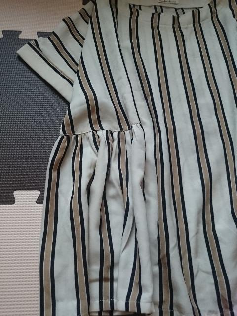 Double dazzle ダブルダージル☆ストライプ柄ゆったりブラウス★プルオーバー☆ < 女性ファッション  Double dazzle ダブルダージル☆ストライプ柄ゆったりブラウス★プルオーバー☆ < 女性ファッションの