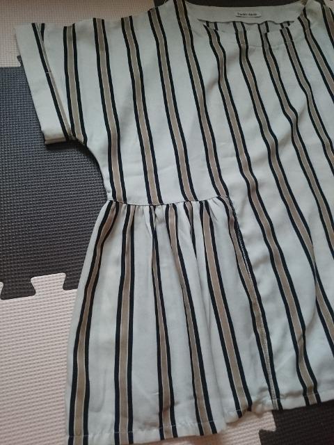 Double dazzle ダブルダージル☆ストライプ柄ゆったりブラウス★プルオーバー☆ < 女性ファッション  Double dazzle ダブルダージル☆ストライプ柄ゆったりブラウス★プルオーバー☆ < 女性ファッションの