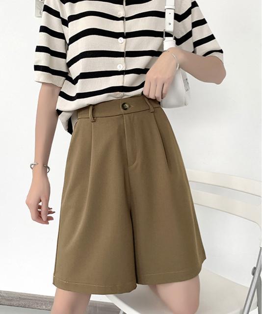 送料無料 新品 5分丈 タックショートパンツ レディース < 女性ファッション  送料無料 新品 5分丈 タックショートパンツ レディース  < 女性ファッションの