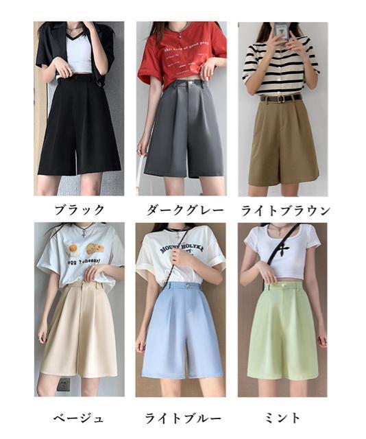 送料無料 新品 5分丈 タックショートパンツ レディース < 女性ファッション  送料無料 新品 5分丈 タックショートパンツ レディース < 女性ファッションの