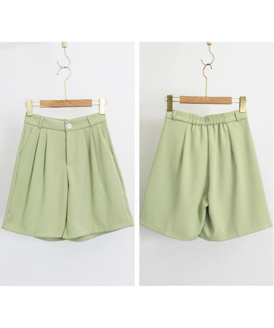 送料無料 新品 5分丈 タックショートパンツ レディース < 女性ファッション  送料無料 新品 5分丈 タックショートパンツ レディース < 女性ファッションの