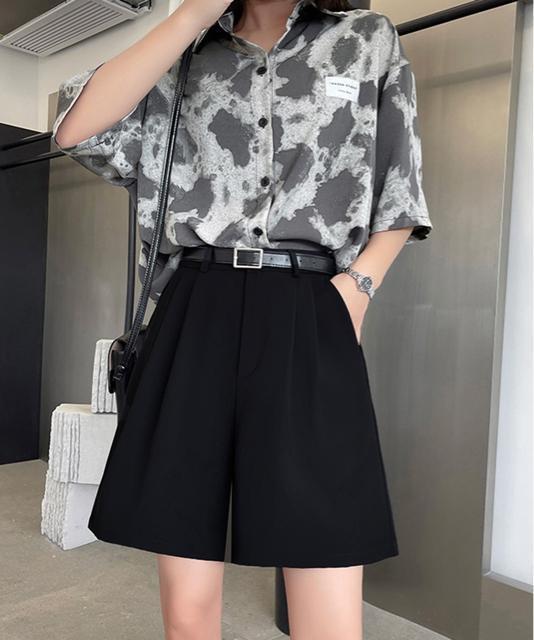 送料無料 新品 5分丈 タックショートパンツ レディース < 女性ファッション  送料無料 新品 5分丈 タックショートパンツ レディース < 女性ファッションの