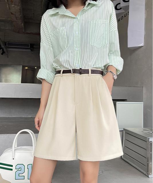 送料無料 新品 5分丈 タックショートパンツ レディース < 女性ファッション  送料無料 新品 5分丈 タックショートパンツ レディース < 女性ファッションの