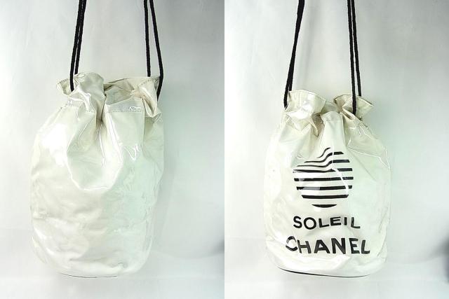 500�~�X�^�����K�m�x���e�B �񔄕i�@�V���l�� CHANEL SOLEIL �v�[���o�b�O ��