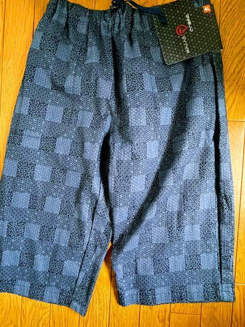 4Lサイズ!高貴紳士的!リップル浴衣素材!和のくつろぎ!両サイドand後一つポケット付き!爽やかな着心地!ハーフパンツ! < 男性ファッション  4Lサイズ!高貴紳士的!リップル浴衣素材!和のくつろぎ!両サイドand後一つポケット付き!爽やかな着心地!ハーフパンツ!  < 男性ファッションの