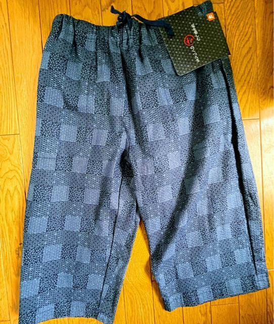 4Lサイズ!高貴紳士的!リップル浴衣素材!和のくつろぎ!両サイドand後一つポケット付き!爽やかな着心地!ハーフパンツ! < 男性ファッション  4Lサイズ!高貴紳士的!リップル浴衣素材!和のくつろぎ!両サイドand後一つポケット付き!爽やかな着心地!ハーフパンツ! < 男性ファッションの