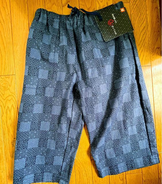 4Lサイズ!高貴紳士的!リップル浴衣素材!和のくつろぎ!両サイドand後一つポケット付き!爽やかな着心地!ハーフパンツ! < 男性ファッション  4Lサイズ!高貴紳士的!リップル浴衣素材!和のくつろぎ!両サイドand後一つポケット付き!爽やかな着心地!ハーフパンツ! < 男性ファッションの