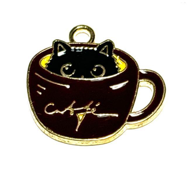 856 カップに入った猫ちゃん 茶色1個 ねこネコ 金属チャーム アクセサリーパーツ < ペット/手芸/園芸 856 カップに入った猫ちゃん 茶色1個 ねこネコ 金属チャーム アクセサリーパーツ < ペット/手芸/園芸の