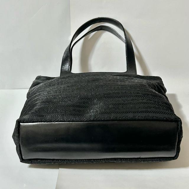 PRADA ���U�[ �i�C���� �W���K�[�h ���S �n���h�o�b�O �g�[�g�o�b�O ���^�O146 �u���b�N �� �u�����h�� 