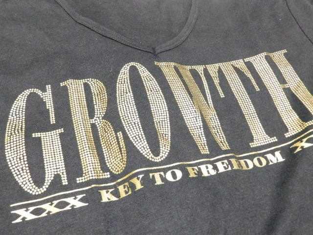 悪羅悪羅.オラオラ.お兄♪VネックプリントロンT ブラック×ゴールド L < 男性ファッション 悪羅悪羅.オラオラ.お兄♪VネックプリントロンT ブラック×ゴールド L < 男性ファッションの