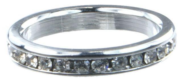 ラインストーンフルエタニティリング シルバー 約15号 指輪 キラキラ ファッションリング 普段使い 休日 デート 石 綺麗 記念 < 女性アクセサリー/時計  ラインストーンフルエタニティリング シルバー 約15号 指輪 キラキラ ファッションリング 普段使い 休日 デート 石 綺麗 記念 < 女性アクセサリー/時計の