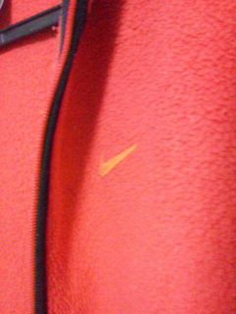 Fー209★NIKEフリースジップシャツ レッド M < ブランド  Fー209★NIKEフリースジップシャツ レッド M < ブランドの