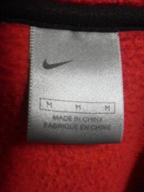 Fー209★NIKEフリースジップシャツ レッド M < ブランド  Fー209★NIKEフリースジップシャツ レッド M < ブランドの