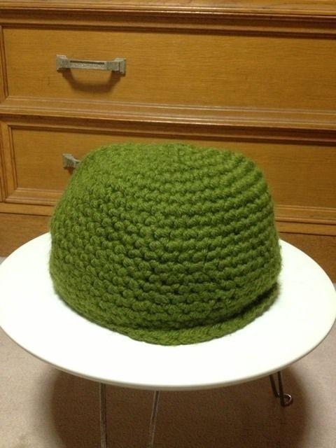 古着 編み込み ウール毛 ニット帽子 キャップ カーキ緑 Sサイズ小さめ ハンドメイド < 男性ファッション  古着 編み込み ウール毛 ニット帽子 キャップ カーキ緑 Sサイズ小さめ ハンドメイド < 男性ファッションの