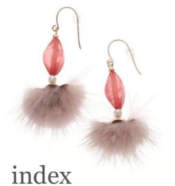 ふわふわミンク●ミンクファーピアス●定価2,149円●ピンク●indexインデックス < ブランド  ふわふわミンク●ミンクファーピアス●定価2,149円●ピンク●indexインデックス  < ブランドの