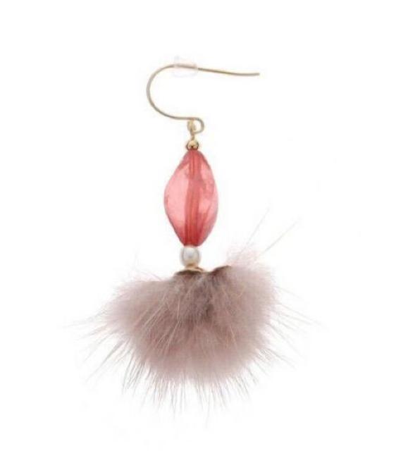 ふわふわミンク●ミンクファーピアス●定価2,149円●ピンク●indexインデックス < ブランド  ふわふわミンク●ミンクファーピアス●定価2,149円●ピンク●indexインデックス < ブランドの