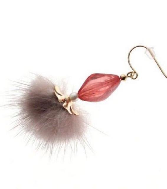 ふわふわミンク●ミンクファーピアス●定価2,149円●ピンク●indexインデックス < ブランド  ふわふわミンク●ミンクファーピアス●定価2,149円●ピンク●indexインデックス < ブランドの