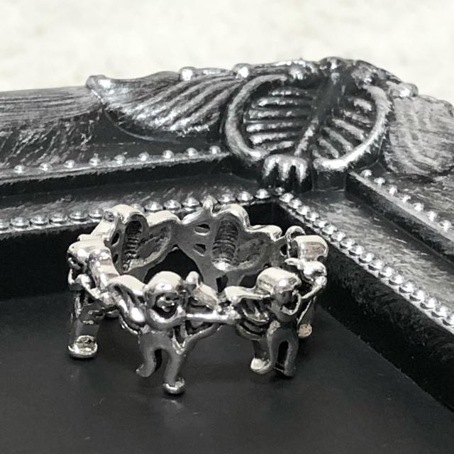 【新品/13号】キューピッドデザインシルバーリング < 女性アクセサリー/時計  【新品/13号】キューピッドデザインシルバーリング < 女性アクセサリー/時計の