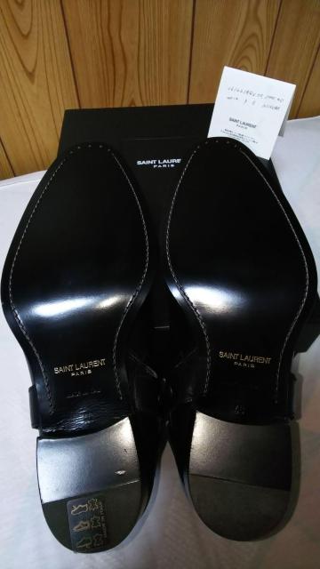 正規未 サンローランパリ ワイアット ハーネスリングヒールブーツ 黒 40 25.5~26.5 YSL メンズ 付属品 保証書有 < ブランド  正規未 サンローランパリ ワイアット ハーネスリングヒールブーツ 黒 40 25.5~26.5 YSL メンズ 付属品 保証書有 < ブランドの