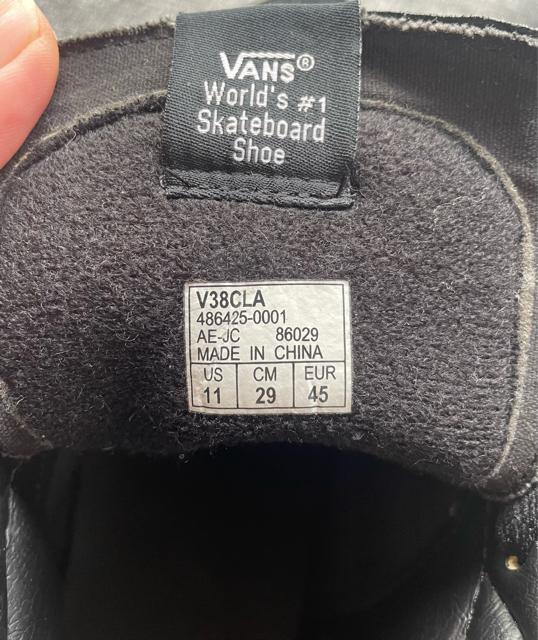 i@VANS @Y SK8-HI XP[gnC V38CLA M.BLACK XG[h/LoX@US11 supreme