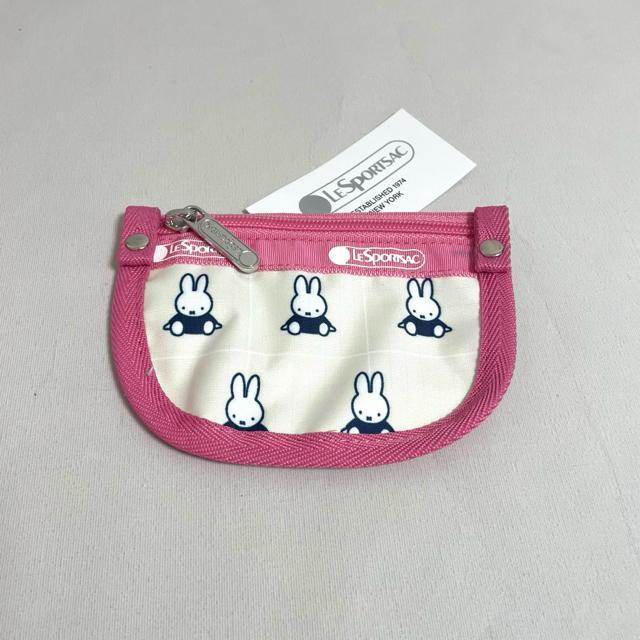 ★新品★LeSportsac レスポートサック ミッフィー グリッドチェック 小銭入れ コインケース キーリング付き ポーチ < 女性ファッション  ★新品★LeSportsac レスポートサック ミッフィー グリッドチェック 小銭入れ コインケース キーリング付き ポーチ  < 女性ファッションの