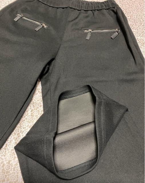 トレーナーパンツ ファスナー付きポケット ワイドパンツ ブラック 大きいサイズ < 女性ファッション トレーナーパンツ ファスナー付きポケット ワイドパンツ ブラック 大きいサイズ < 女性ファッションの