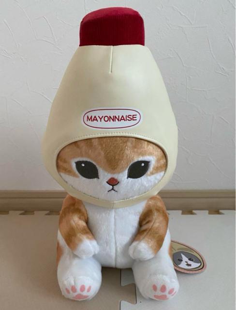 モフサンド 調味料にゃんマヨネーズぬいぐるみ 猫 < アニメ/コミック/キャラクター  モフサンド 調味料にゃんマヨネーズぬいぐるみ 猫 < アニメ/コミック/キャラクターの