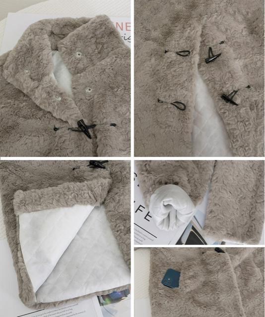 送料無料 新品 ボアジャケット トグルボタンボアコート冬 < 女性ファッション  送料無料 新品 ボアジャケット トグルボタンボアコート冬 < 女性ファッションの