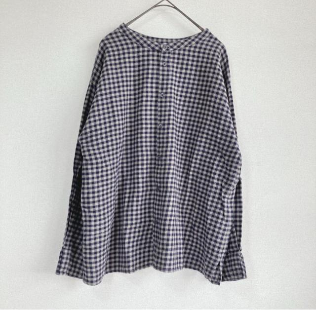 サマンサモスモス SM2 ブラウス ギンガムチェック フロントボタン ナチュラル < ブランド  サマンサモスモス SM2 ブラウス ギンガムチェック フロントボタン ナチュラル  < ブランドの