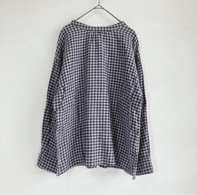 サマンサモスモス SM2 ブラウス ギンガムチェック フロントボタン ナチュラル < ブランド  サマンサモスモス SM2 ブラウス ギンガムチェック フロントボタン ナチュラル < ブランドの
