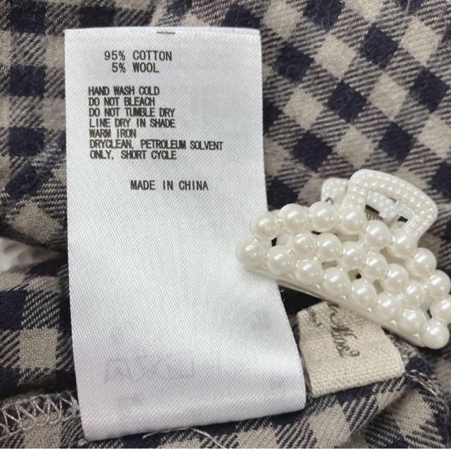 サマンサモスモス SM2 ブラウス ギンガムチェック フロントボタン ナチュラル < ブランド  サマンサモスモス SM2 ブラウス ギンガムチェック フロントボタン ナチュラル < ブランドの