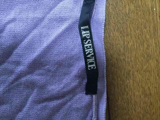 リップパ サービス ドット オフショル パープルカーディガン < ブランド  リップパ サービス ドット オフショル パープルカーディガン < ブランドの