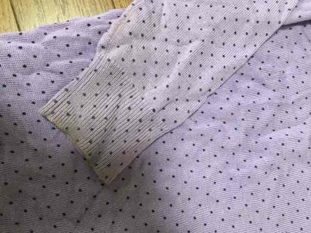 リップパ サービス ドット オフショル パープルカーディガン < ブランド  リップパ サービス ドット オフショル パープルカーディガン < ブランドの