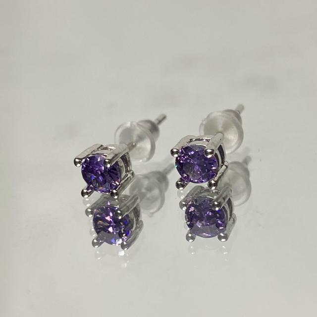 《ピアス》宝石質ラベンダーアメジスト 両耳用ピアス < 女性アクセサリー/時計  《ピアス》宝石質ラベンダーアメジスト 両耳用ピアス < 女性アクセサリー/時計の