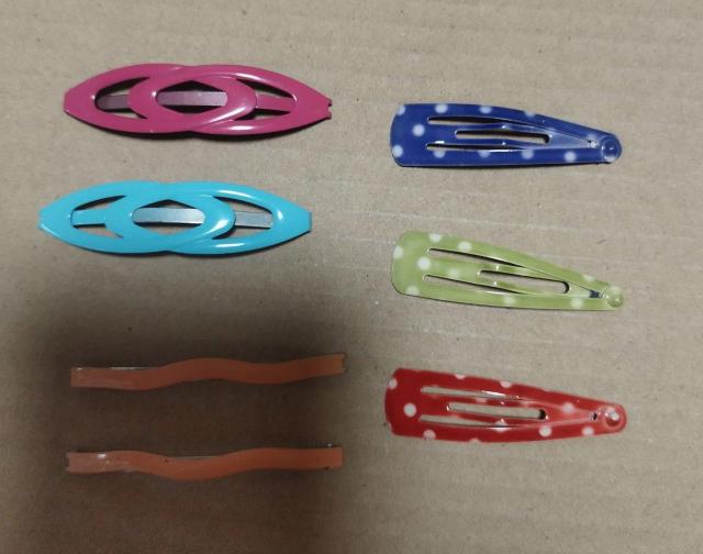 カラフル ヘアピン ドット 水玉 ぱっちんどめ < 女性アクセサリー/時計  カラフル ヘアピン ドット 水玉 ぱっちんどめ  < 女性アクセサリー/時計の