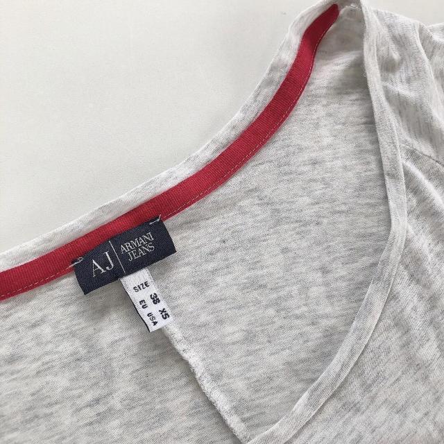 ◆ARMANI JEANS/アルマーニジーンズ◆プリントTシャツ★薄グレーXS*海外セレブ系*美品♪ < ブランド ◆ARMANI JEANS/アルマーニジーンズ◆プリントTシャツ★薄グレーXS*海外セレブ系*美品♪ < ブランドの