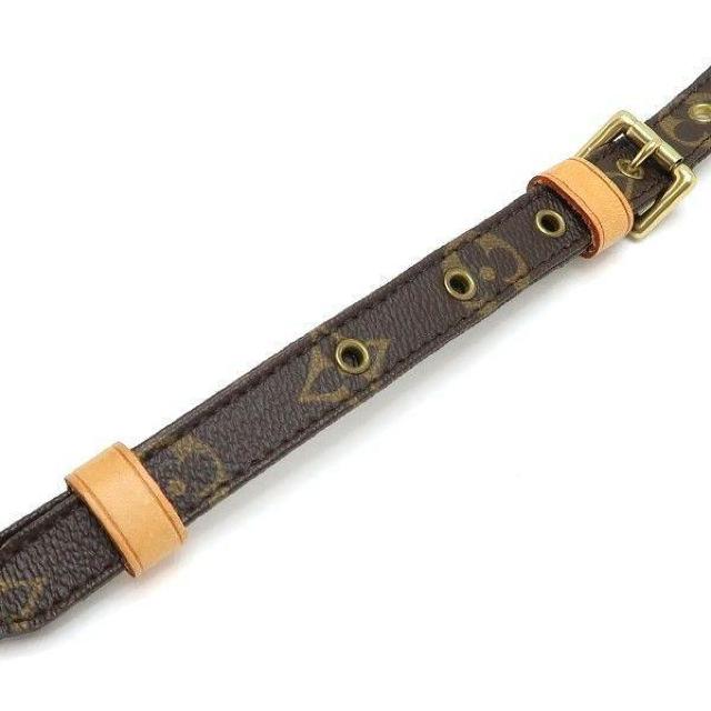 ◆ 本物 美品 ◆ LV ルイヴィトン 調整可能 モノグラム ショルダーストラップ 102 - 120cm 袋 箱 J52315 < ブランド  ◆ 本物 美品 ◆ LV ルイヴィトン 調整可能 モノグラム ショルダーストラップ 102 - 120cm 袋 箱 J52315 < ブランドの
